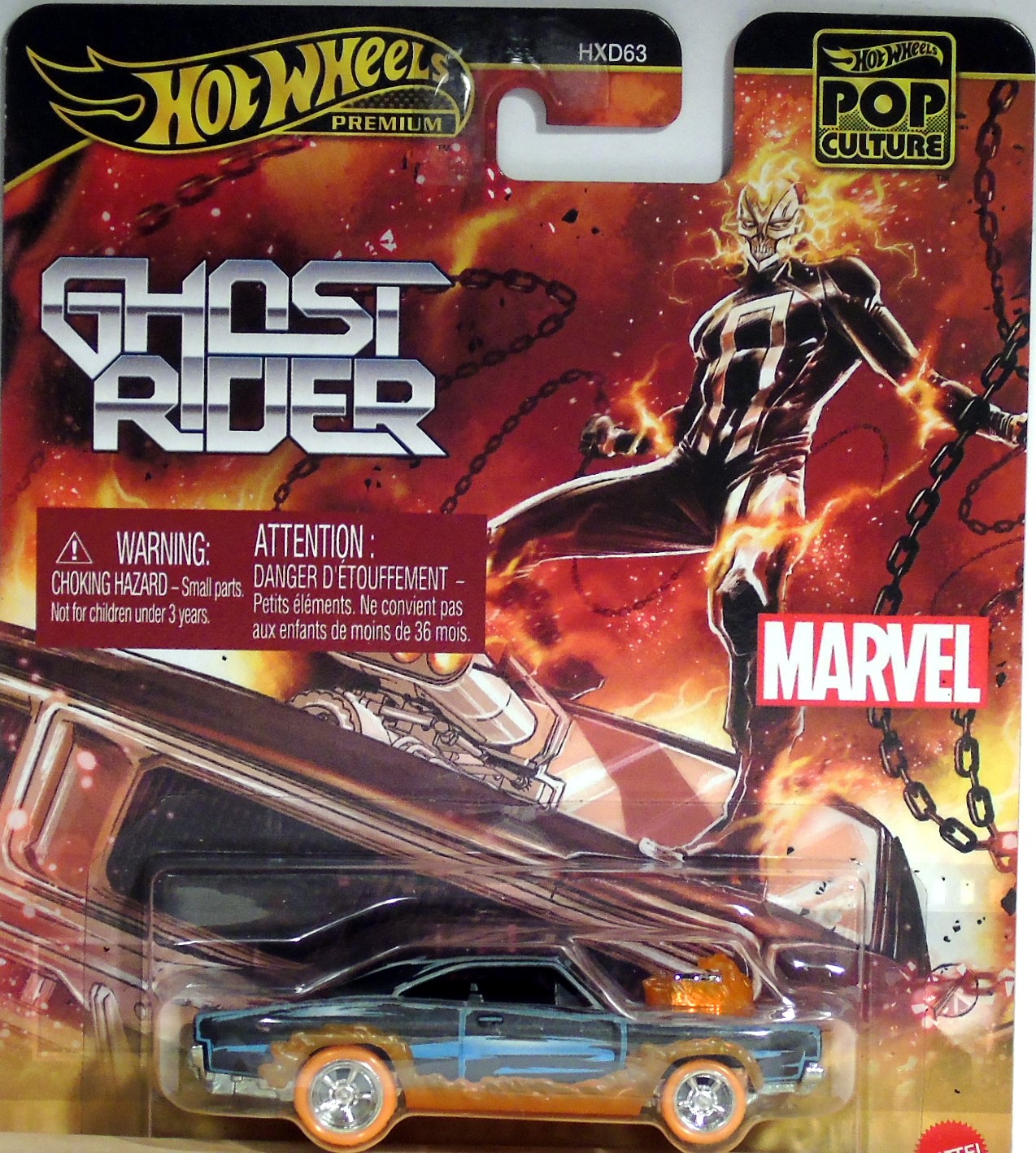 Hot Wheels Premium Pop Culture Ghost Rider Charger